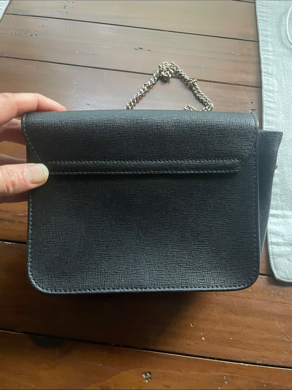 Furla Black Crossbody Bag with Gold Hardware - Picture 4 of 6